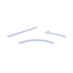Road Curve Intersection Barrier
